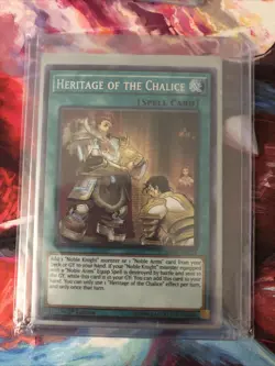 Yugioh Heritage of the Chalice MP19-EN224 2019 Gold Sarcophagus Tin Mega Pack - Image 1