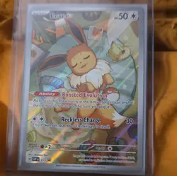 Pokemon TCG Eevee 173 SV: Prismatic Evolutions Promo Holo English 2025 - Image 1