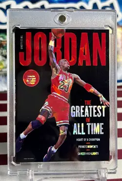SLAM Michael Jordan Short Print Fan Art Cracked Ice Holo 6 Card Lot SLAM SET 1 - Image 2