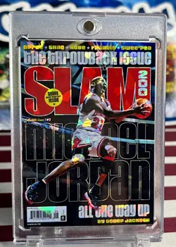 SLAM Michael Jordan Short Print Fan Art Cracked Ice Holo 6 Card Lot SLAM SET 1 - Image 4