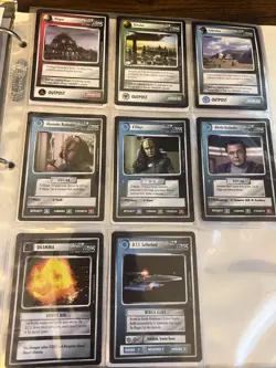 200+ Star Trek CCG Trading Cards Collection w/ Traveller Binder Decipher Lot - Image 3