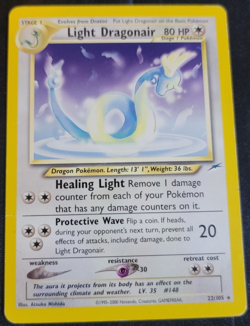 Light Dragonair # 22/105 Neo Destiny Set Pokemon Trading TCG Rares Game Cards HP - Image 1