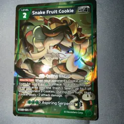 Snake Fruit Cookie BS5-054 Ultra Rare Cookie Run Braverse TCG English card - Image 1