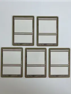 MTG Magic The Gathering Worlds 2006 Championship Deck Blank Cards 5x Lot - Image 1