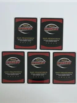 MTG Magic The Gathering Worlds 2006 Championship Deck Blank Cards 5x Lot - Image 2