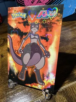 Pokemon Card Database Team Rocket Mewtwo Heart Holo - Image 2