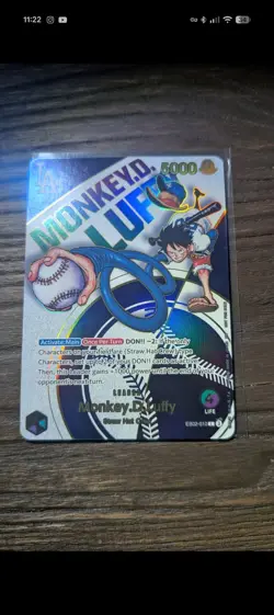 One Piece Card Game - Monkey D. Luffy Dodgers Promo EB02-010 - READ DESC / MP - Image 1