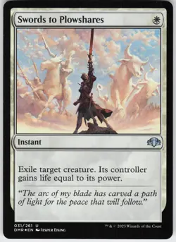 FOIL SWORDS TO PLOWSHARES 31 UC NEAR MINT - Image 1
