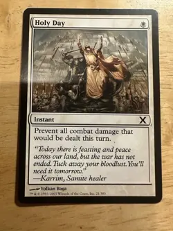 Holy Day [Tenth Edition] Magic MTG - Image 1