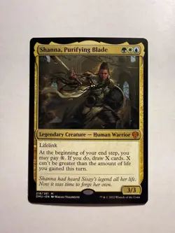 Shanna, Purifying Blade 218 MTG Dominaria United - Image 1