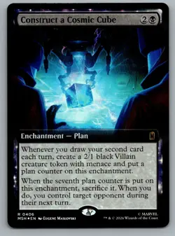 Construct a Cosmic Cube (Extended Art) 406 Marvel Super Heroes Foil NM - Image 1