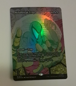 Mindbreak Trap Borderless FOIL NM Marvel Spiderman MTG MAGIC THE GATHERING MAR - Image 1