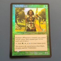 Noble Hierarch Judge Promo FOIL Eng 2012 #38 MTG Creature Human Druid - Image 1