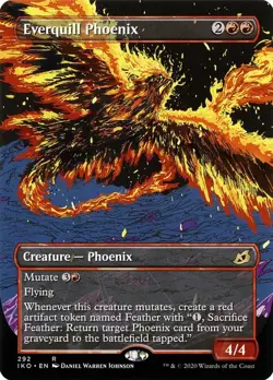 NM - Everquill Phoenix (Showcase) [IKO - 292] Ikoria: Lair of Behemoths - Image 1