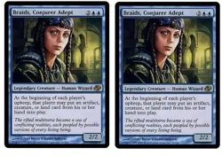 Braids, Conjurer Adept x2 + 10 random rares! mtg rare Christmas gift!! magic - Image 1