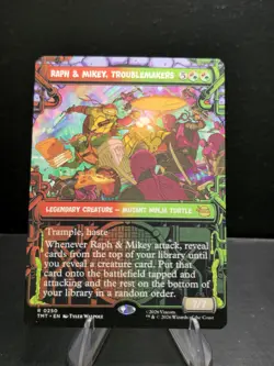 Raph & Mikey, Troublemakers (Showcase) Teenage Mutant Ninja Turtles Foil - Image 1