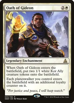 Oath of Gideon - Foil OGW NM MTG - Image 1