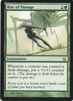 MTG: Fifth Dawn: Rite of Passage: Lightly Played Condition - Image 1