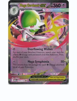 MEGA GARDEVOIR EX 060/132 Double Rare MEGA EVOLUTION Pokemon Holo Near Mint - Image 1