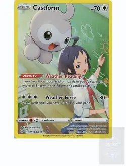 CASTFORM TG11/TG30 Holo LOST ORIGIN TRAINER GALLERY Pokemon Holo NM - Image 1