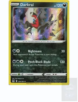 DARKRAI 120/196 Holo Rare LOST ORIGIN Pokemon Holo Near Mint - Image 1