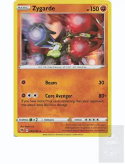 ZYGARDE 093/185 Holo Rare VIVID VOLTAGE Pokemon Holo Near Mint - Image 1