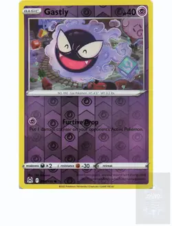GASTLY 064/196 Common LOST ORIGIN Pokemon Reverse Holo Near Mint - Image 1