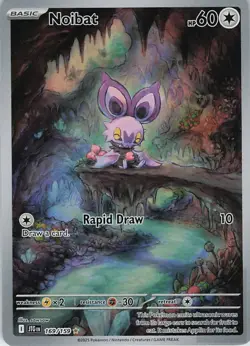NOIBAT 169/159 Illustration Rare JOURNEY TOGETHER Pokemon Holo Near Mint - Image 1