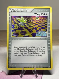 Warp Point 84/100 2006 Ex Crystal Guardians Reverse Holo Stamped Pokemon Card MP - Image 1