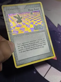 Warp Point 84/100 2006 Ex Crystal Guardians Reverse Holo Stamped Pokemon Card MP - Image 4