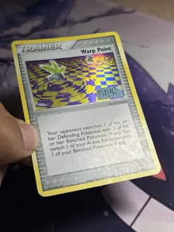 Warp Point 84/100 2006 Ex Crystal Guardians Reverse Holo Stamped Pokemon Card MP - Image 5