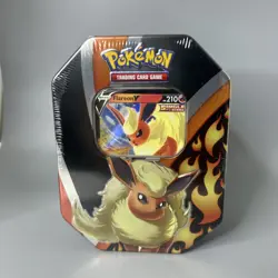 Pokemon TCG Flareon V Heroes Tin Sealed - Image 1