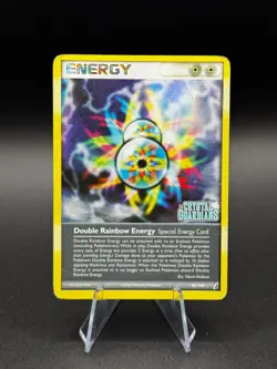 Double Rainbow Energy 88/100 R Crystal Guardians Pokemon Reverse Holo HP - Image 1