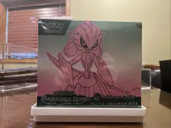 Pokemon Paradox Rift Pokemon Center Elite Trainer Box ETB Iron Valiant - Image 1