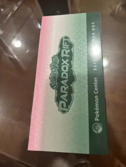 Pokemon Paradox Rift Pokemon Center Elite Trainer Box ETB Iron Valiant - Image 5