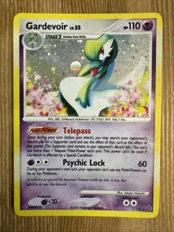 Gardevoir - 7/132 - Holo Rare LP, English Pokemon Secret Wonders - Image 1