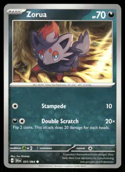 Zorua 031/064 - Shrouded Fable - Common NM - Image 1