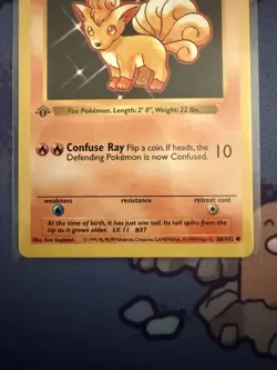 Pokemon TCG Vulpix 1st Edition Shadowless Base Set 68/102 - Image 3