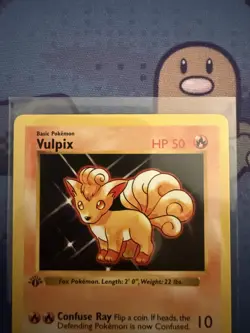 Pokemon TCG Vulpix 1st Edition Shadowless Base Set 68/102 - Image 4