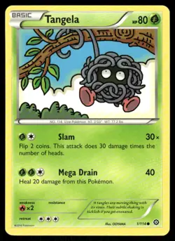 Tangela 1/114 - Steam Siege - Common LP - Image 1