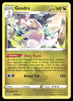Goodra 197/264 - Fusion Strike - Rare NM - Image 1