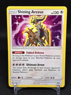 Shining Arceus - 57/73 - Shining Legends - Lightly Played LP - Pokemon - Image 1
