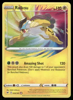 Raikou 050/185 - Vivid Voltage - Holo Amazing Rare NM - Image 1