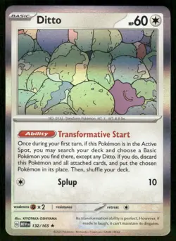 Ditto 132/165 - 151 - Holo Rare NM - Image 1