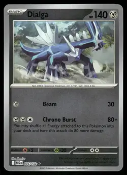 Dialga 095/132 - Mega Evolution - Reverse Holo Rare NM - Image 1