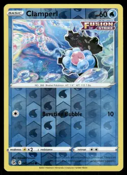 Clamperl 065/264 - Fusion Strike - Reverse Holo Common MP - Image 1