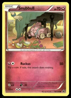 Snubbull 68/124 - Fates Collide - Common NM - Image 1