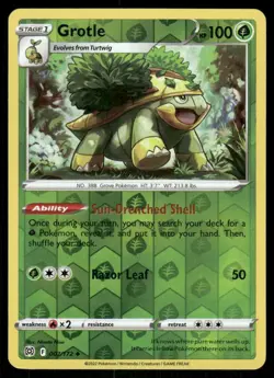 Grotle 007/172 - Brilliant Stars - Reverse Holo Uncommon NM - Image 1