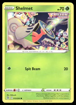 Shelmet 013/264 - Fusion Strike - Common NM - Image 1