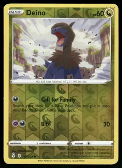 Deino 113/203 - Evolving Skies - Reverse Holo Common NM - Image 1